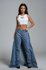 Kimber Denim Skirt Jeans