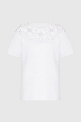 Kira Flower Hollow T Shirt