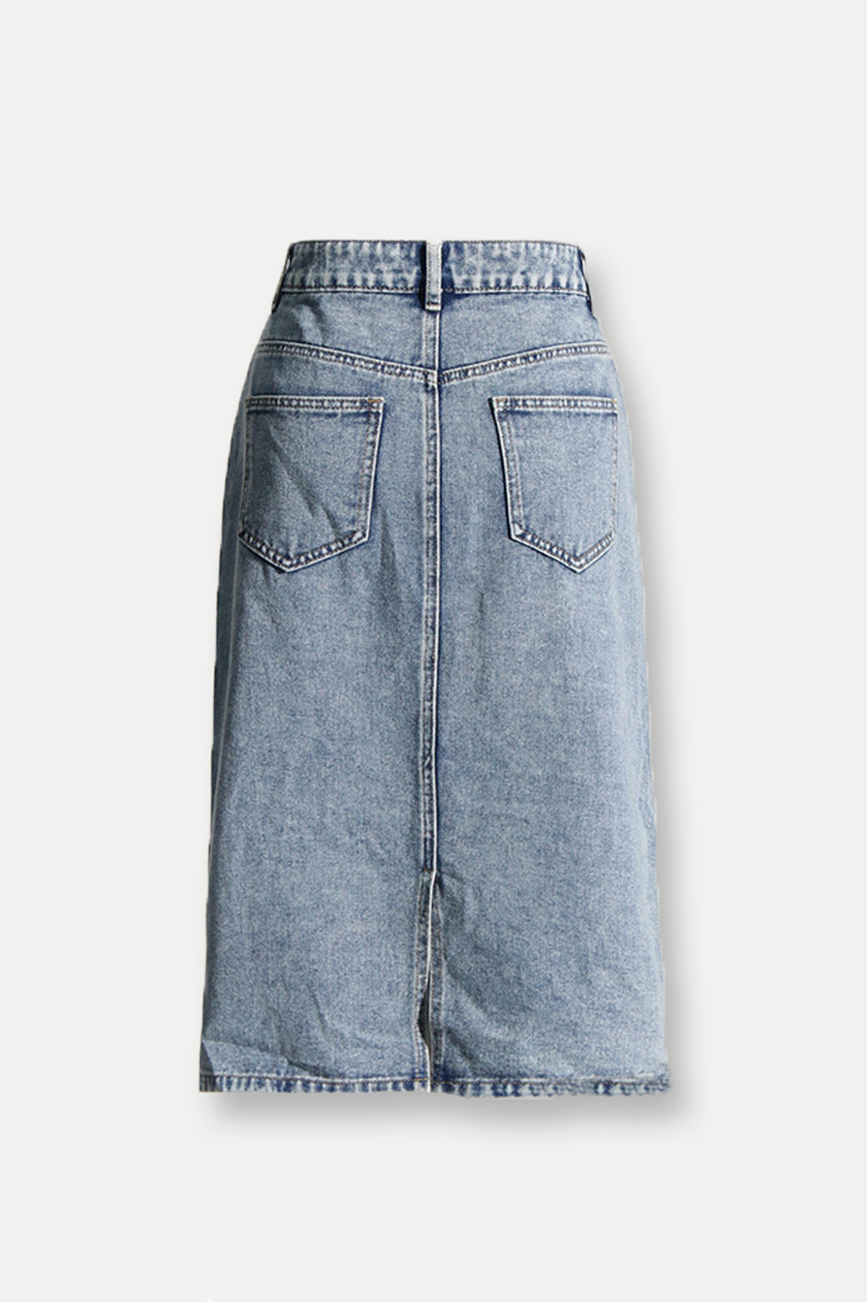 Madison Cutout Denim Skirt