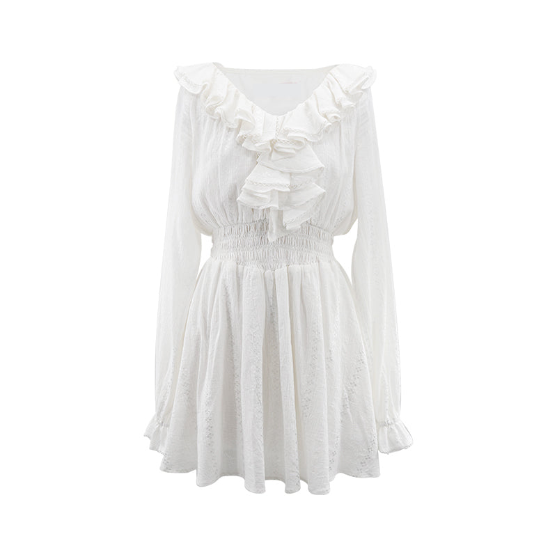 Ifomat Bohemian Feeling Ruffle Dress