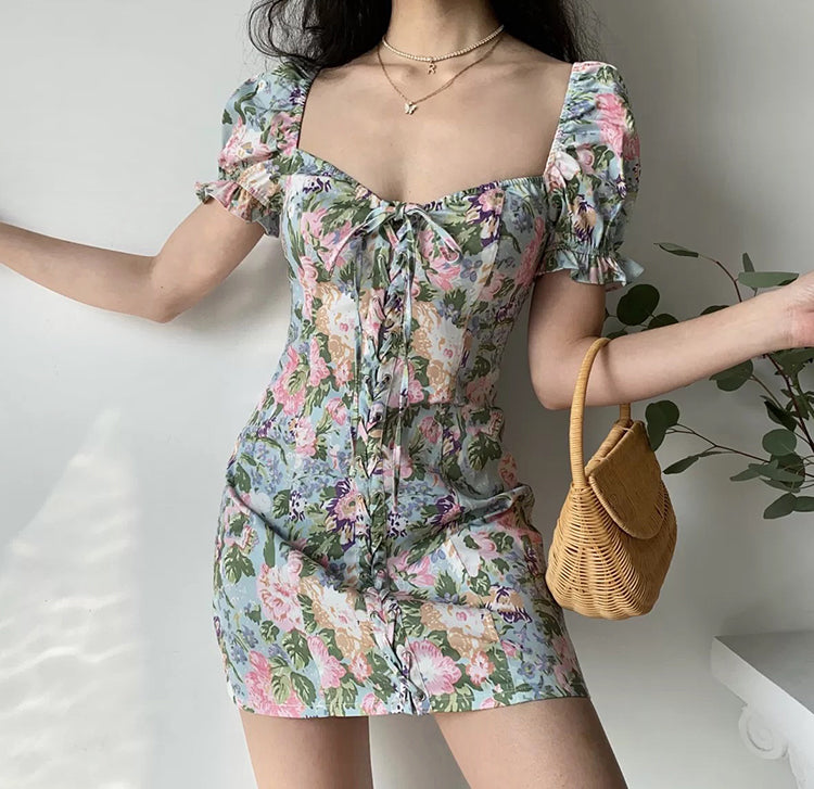 Ifomat Valencia Floral Seaside Dress