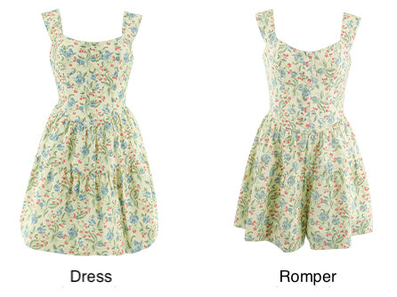 Ifomat Magical Meadow Floral Romper Dress