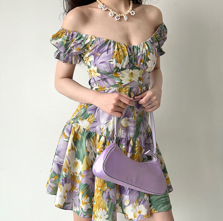 Ifomat Flora Oil Painting Dress