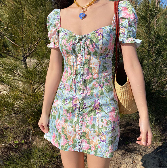 Ifomat Valencia Floral Seaside Dress