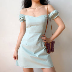 Ifomat French Seafoam Bubble Dress