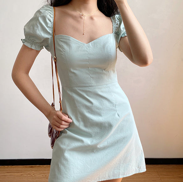 Ifomat French Seafoam Bubble Dress