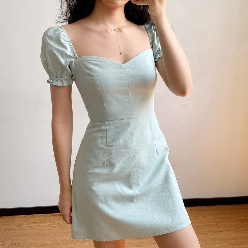 Ifomat French Seafoam Bubble Dress