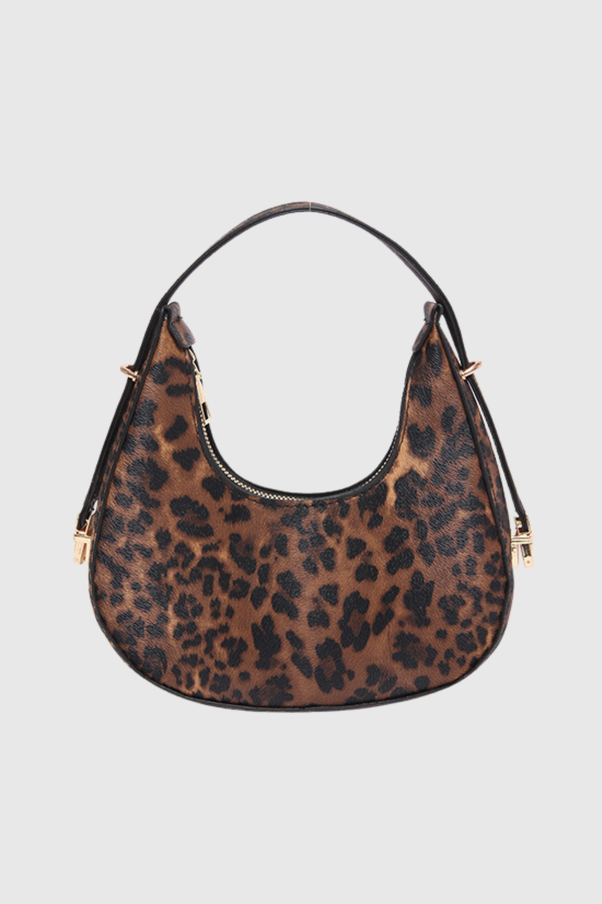 Paulina Leopard Faux Fur Handbag