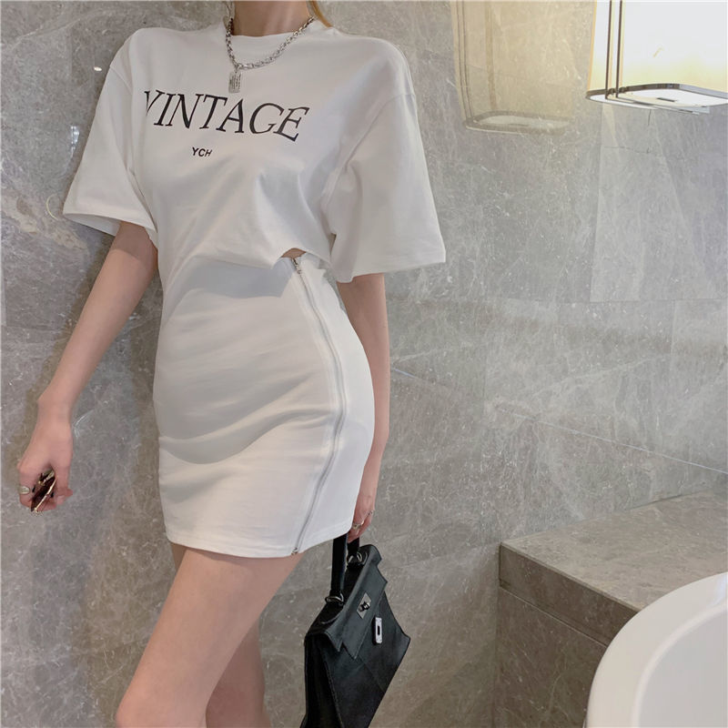 Party Vintage Fashion Bodycon Summer Light Dress Casual Women's Dresses Sexy Wrap Prom Bag Hip Tunics Mini Short Korean Loose