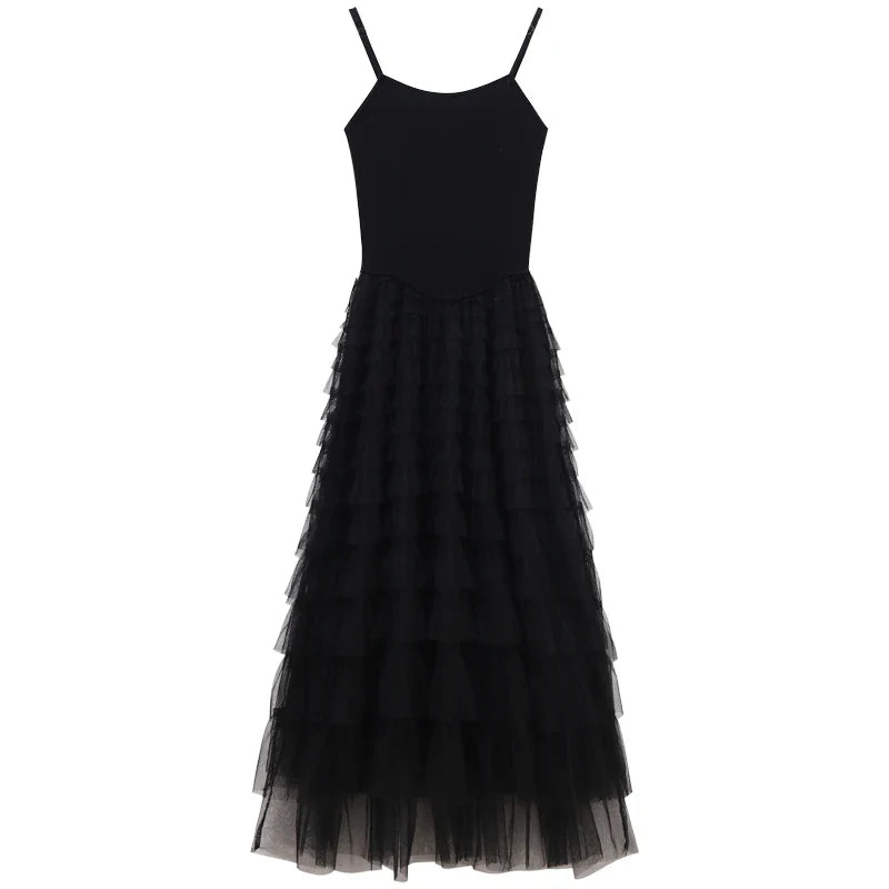 Spring Outfit Korean style Summer New Chic Fashion Women Dress Slim V-Neck Soild Color Sexy Dress Women Sweet Ladies Black Dresses
