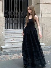 Spring Outfit Korean style Summer New Chic Fashion Women Dress Slim V-Neck Soild Color Sexy Dress Women Sweet Ladies Black Dresses