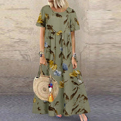 Bohemian Casual Maxi Dress Casual