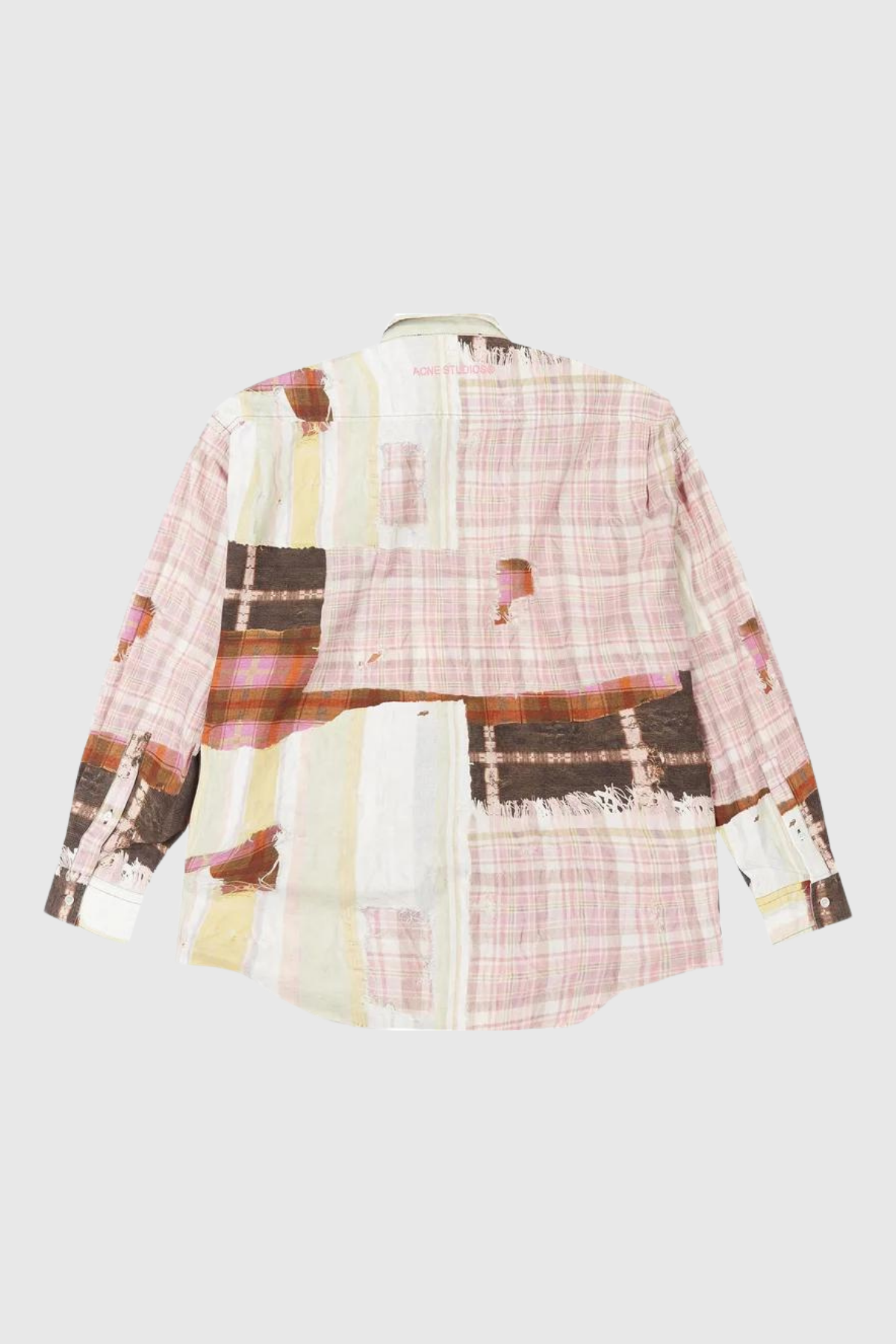 Trisha Grid Shirt In Pink