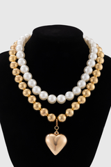 Yara Pearl Love Necklace