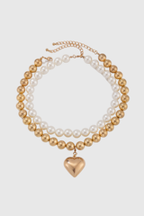 Yara Pearl Love Necklace