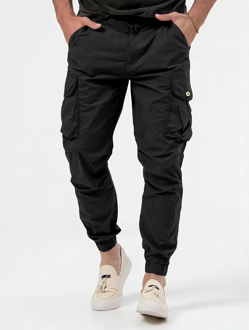 Casual Men's Cargo Trousers With Pockets