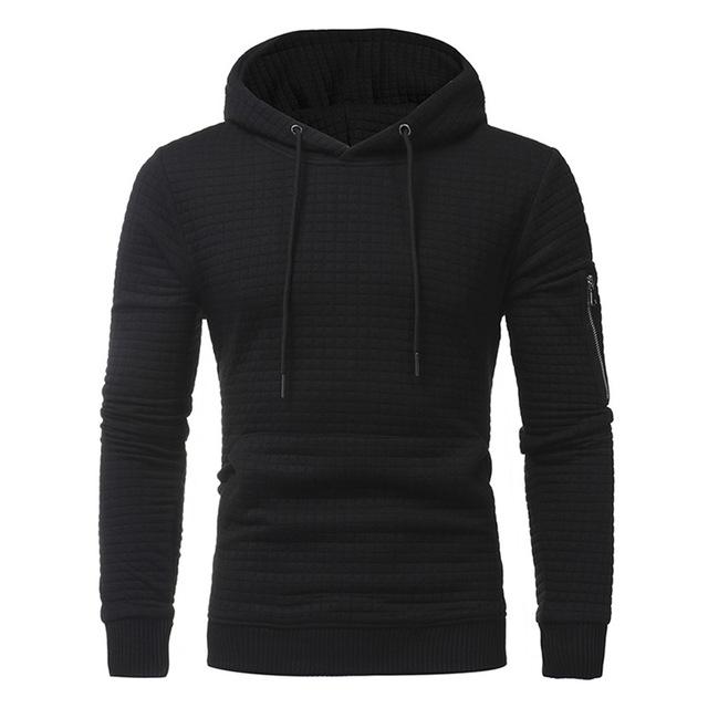 Hoodie with Arm Zipper