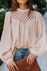 Romantic History Lace Balloon Long Sleeve Top - 6 Colors