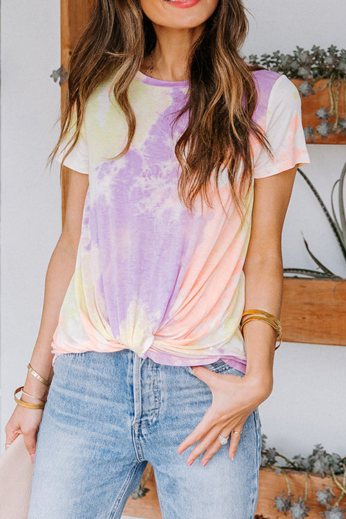 Summer Vibe Short Sleeve Tie-Dye Tee