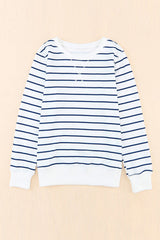 What A Day Striped Long Sleeve Top