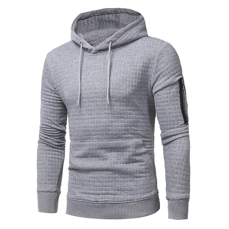 Hoodie with Arm Zipper