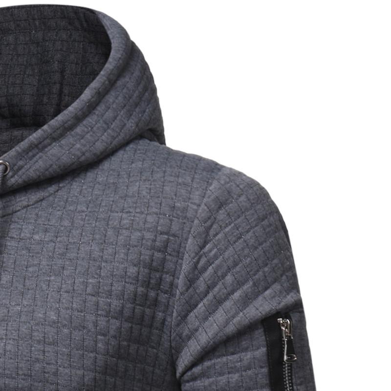 Hoodie with Arm Zipper