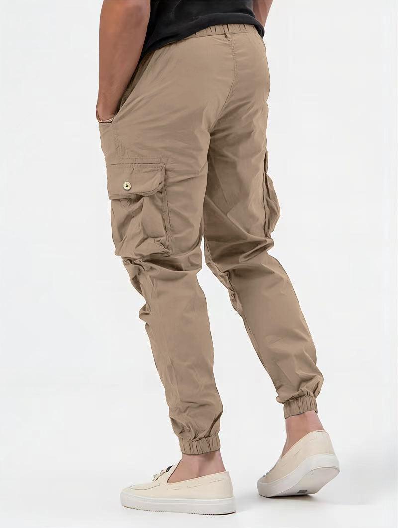 Casual Men's Cargo Trousers With Pockets