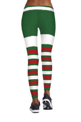 Christmas Tree Print Sports Pants