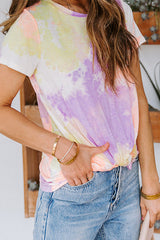 Summer Vibe Short Sleeve Tie-Dye Tee