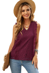 See You Tomorrow Lace Tank Top - 3 Colors