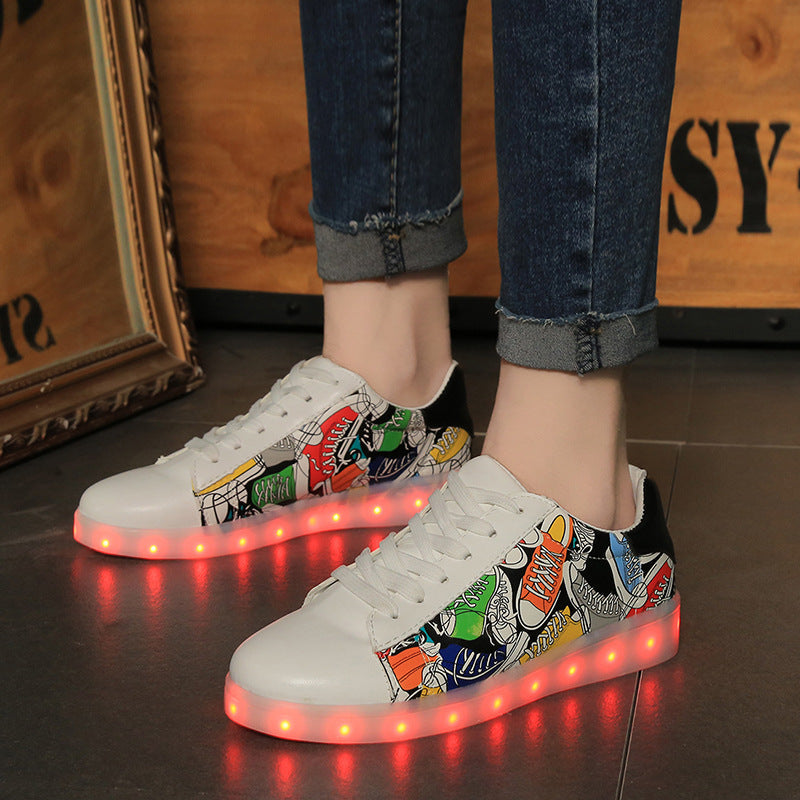 Glowing Graffiti Shoes