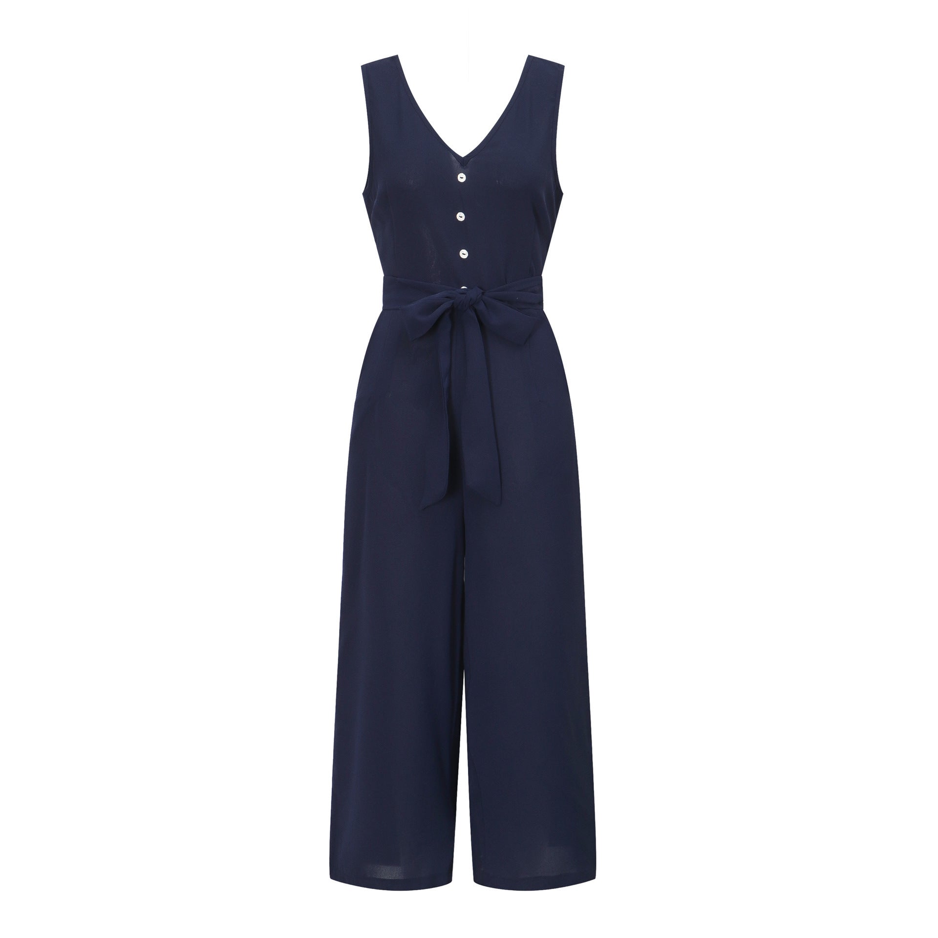 Halter Belt Jumpsuit