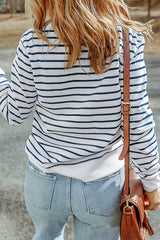 What A Day Striped Long Sleeve Top