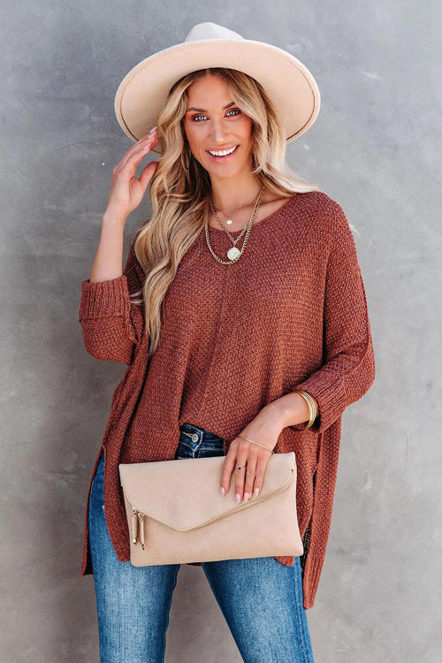 What You Love Long Sleeve Knit Sweater Top - 2 Colors