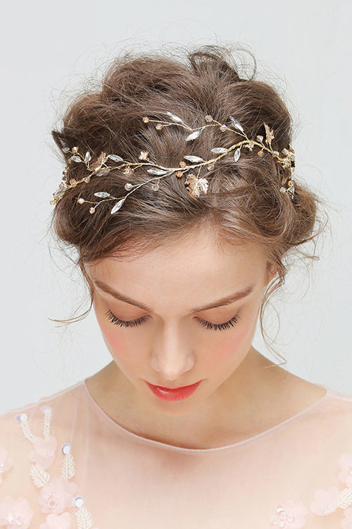 Crystal Leaves Hairband