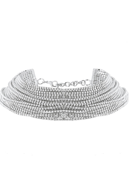 Layered Brilliant Choker