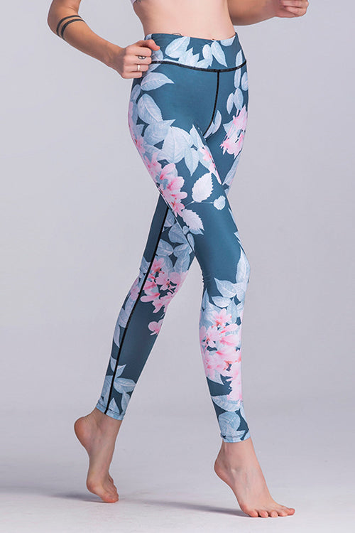 Yoga Floral Print Leggings