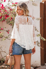 So In Style Lace Babydoll Top