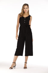 Halter Belt Jumpsuit