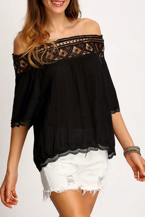 Sweet Memories Off the Shoulder Eyelet Top - 3 Colors