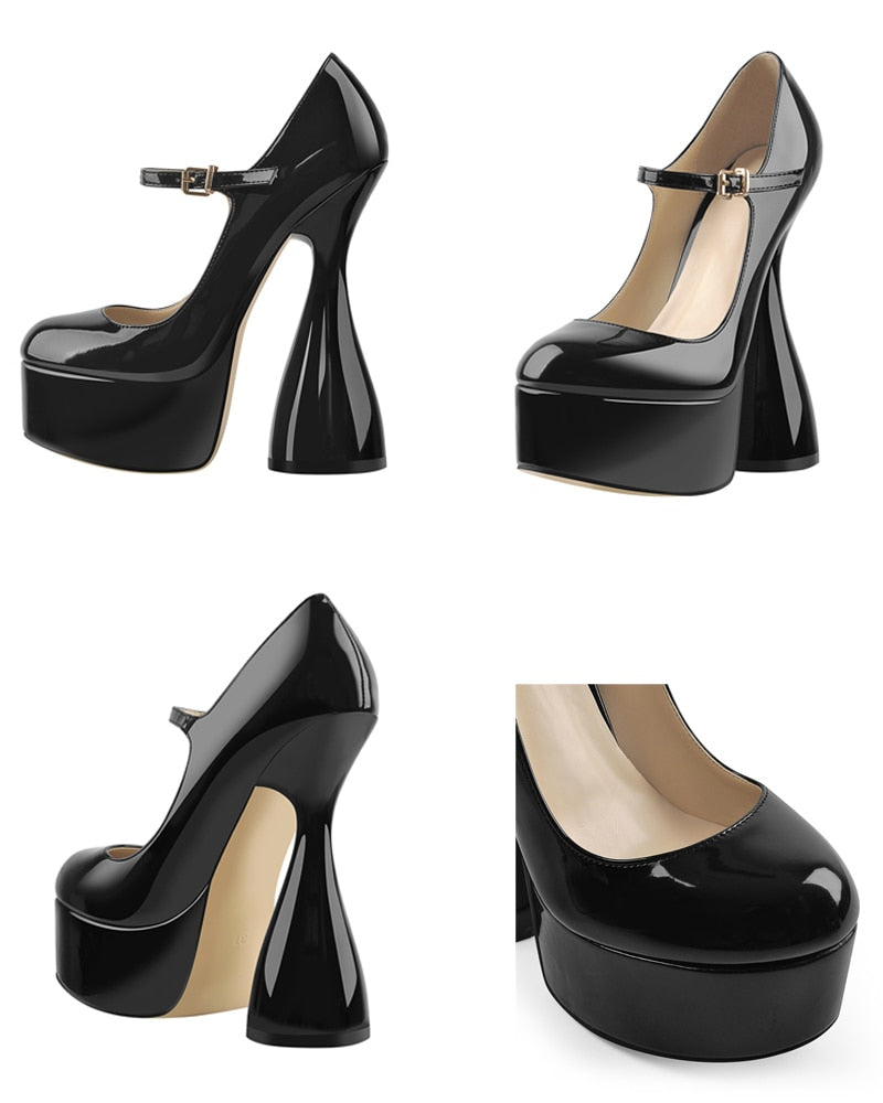 Patent Leather Women Pumps