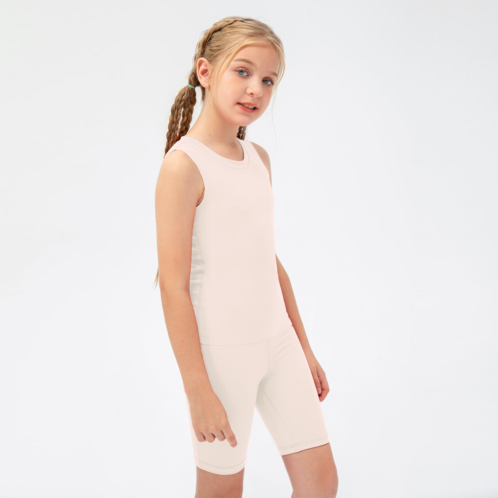 Sleeveless Activewear Sets for Girls