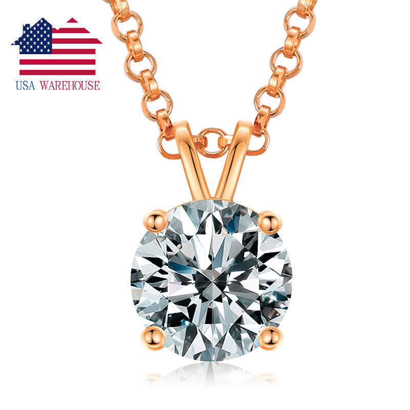 Moissanite Pendant Necklace