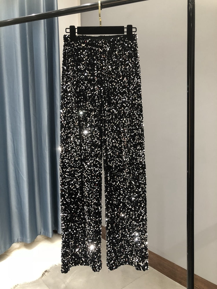 Sequin Pants Korean Style