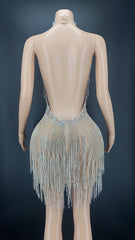 Sparkling Crystal Fringe Dresses