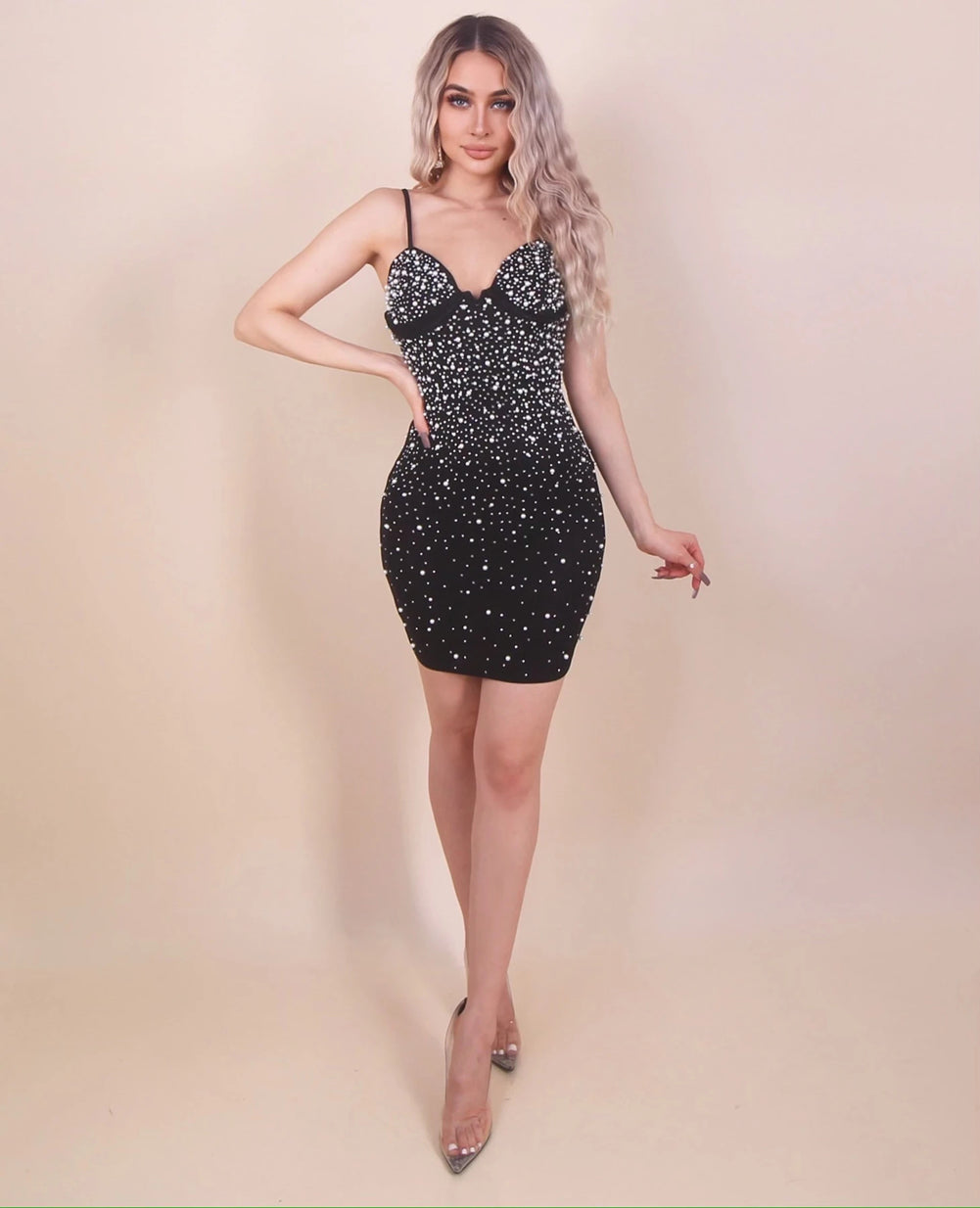 Sparkly Pearl Sexy Dress