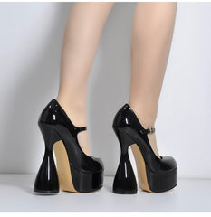 Patent Leather Women Pumps