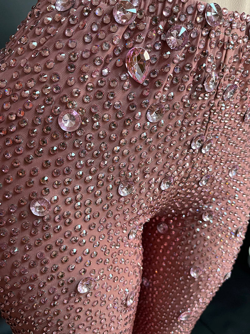 Rhinestones Pants