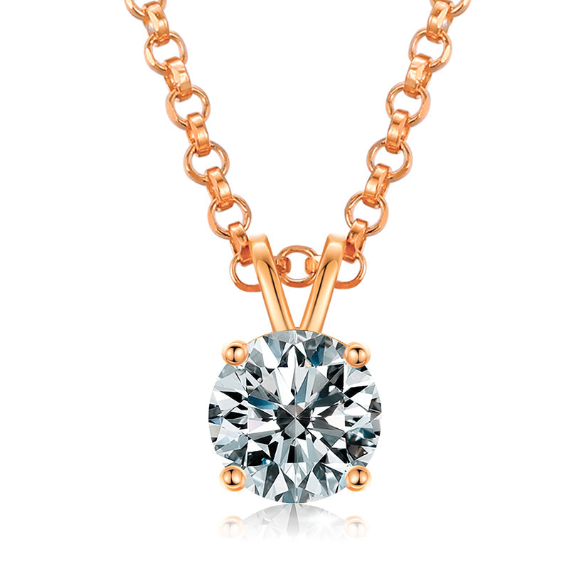 Moissanite Pendant Necklace