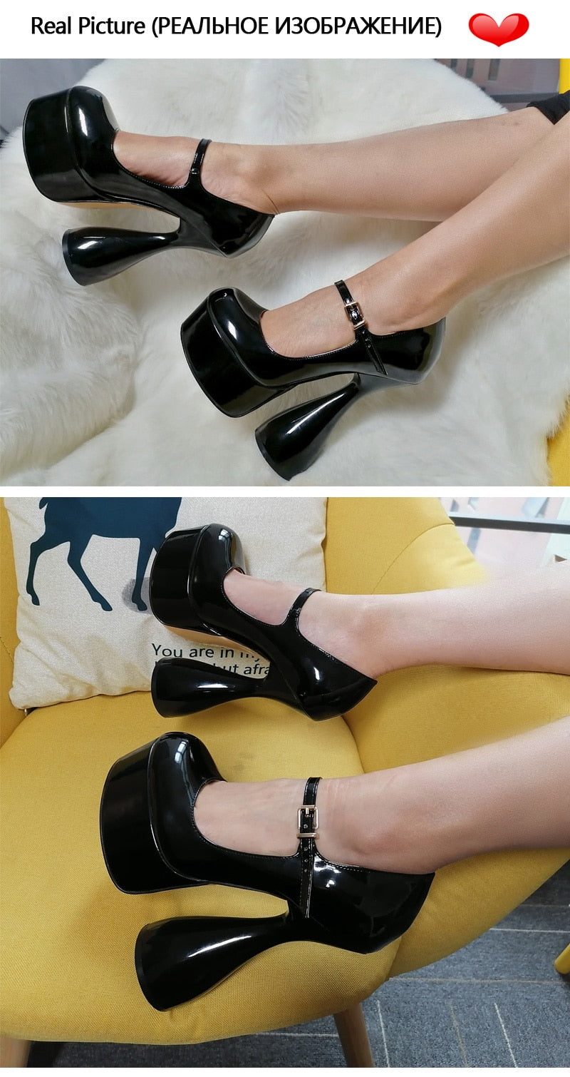 Patent Leather Women Pumps